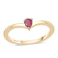 schmuckgarnitur aus Goldplattierte Silber mit Rubin aus Mosambik und blauem Diamant