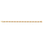 Goldplattiertes Silberarmband mit blauem Diamant