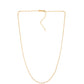 Goldplattierte Silberhalskette