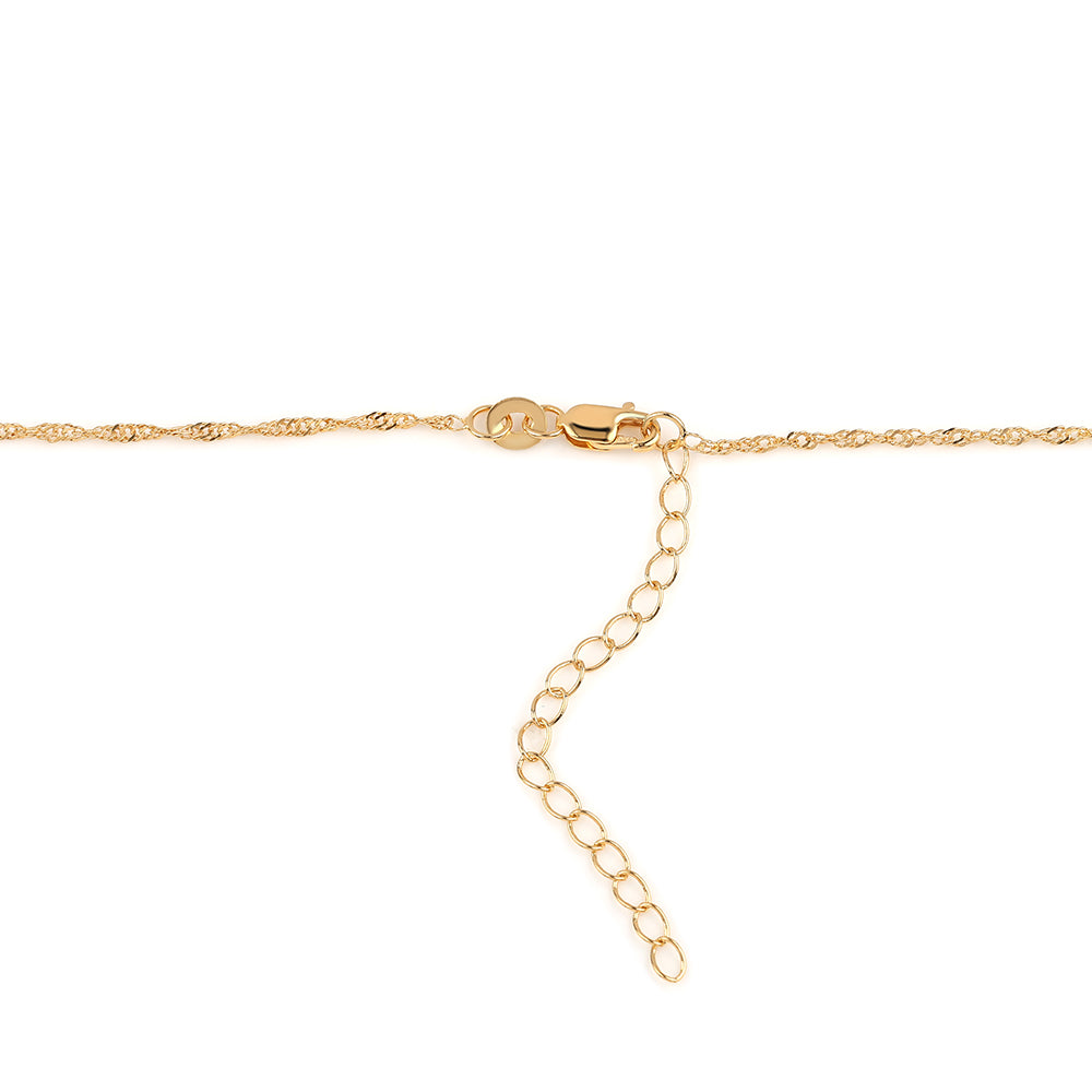Goldplattierte Silberhalskette 3 