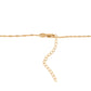 Goldplattierte Silberhalskette