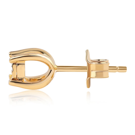 schmuckgarnitur aus Goldplattierte Silber mit rotem Diamant