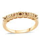 Goldplattierter Silberring mit rotem Diamant