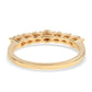Goldplattierter Silberring mit rotem Diamant