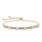 Goldplattiertes Silberarmband mit äthiopischem Opal aus Lega Dembi und weißem Topas