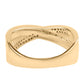 Goldplattierter Silberring mit schwarzem Diamant und weißem Diamant
