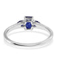 Silberring mit australischem blauem Saphir
