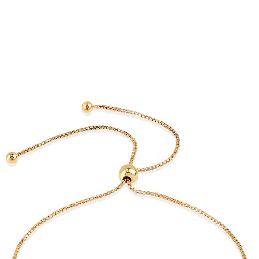 Goldplattiertes Silberarmband mit Rubin aus Mosambik
