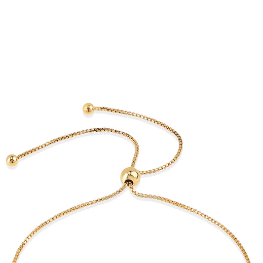 Goldplattiertes Silberarmband mit Rubin aus Mosambik