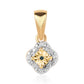 schmuckgarnitur aus Goldplattierte Silber mit blauem Diamant und weißem Topas