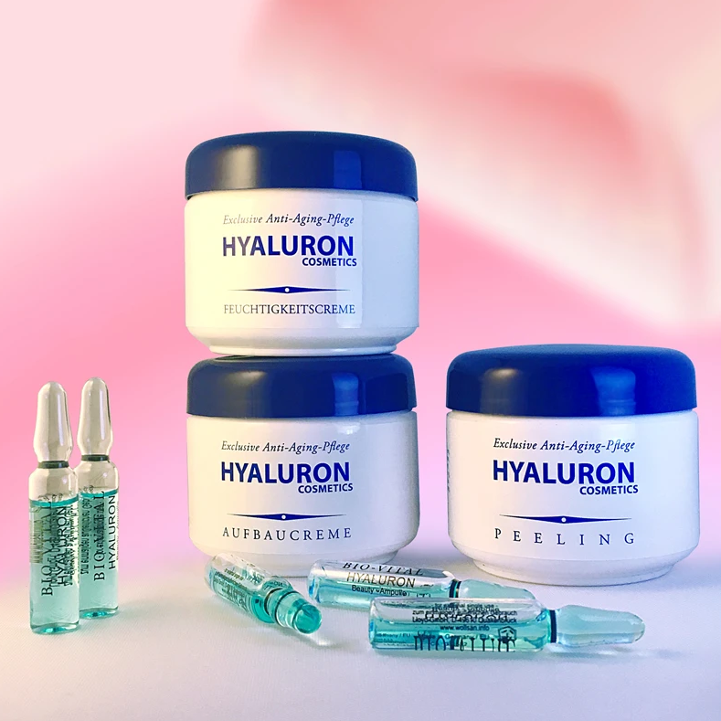 Hyaluron Creme-Set 3x125 ml Creme und 15 x 2ml Ampullen 1 