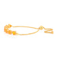Goldplattiertes Silberarmband mit Feueropal