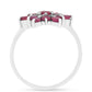 Silberring mit Thai Rubin