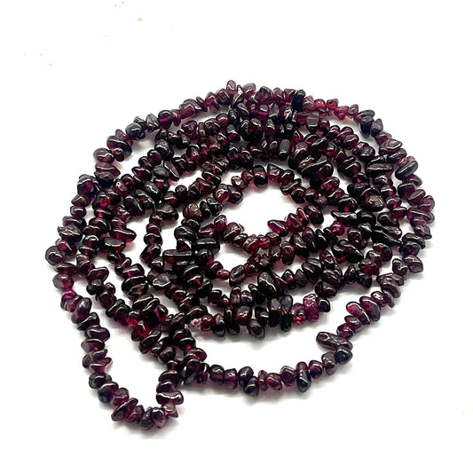 künstlicher Perle Halskette mit rotem Granat