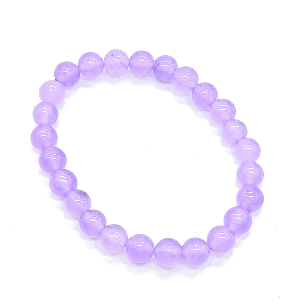 Künstlicher Perle Armband mit lavendelfarbenem Jadeit aus Marsden River 2 