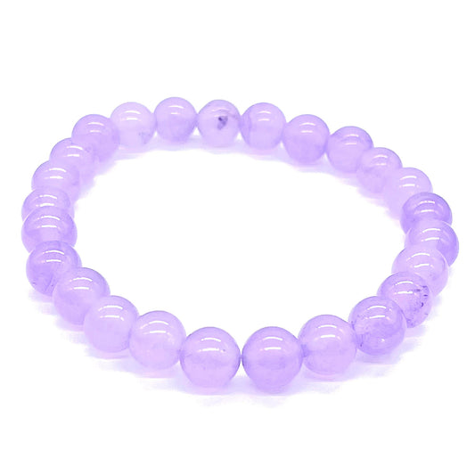Künstlicher Perle Armband mit lavendelfarbenem Jadeit aus Marsden River