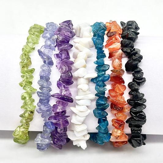 Schmuckgarnitur aus künstlicher Perle mit Tansanit und marokkanischem Amethyst