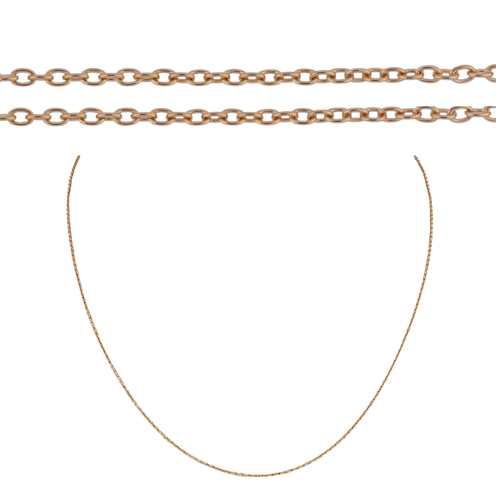 Goldplattierte Silberhalskette