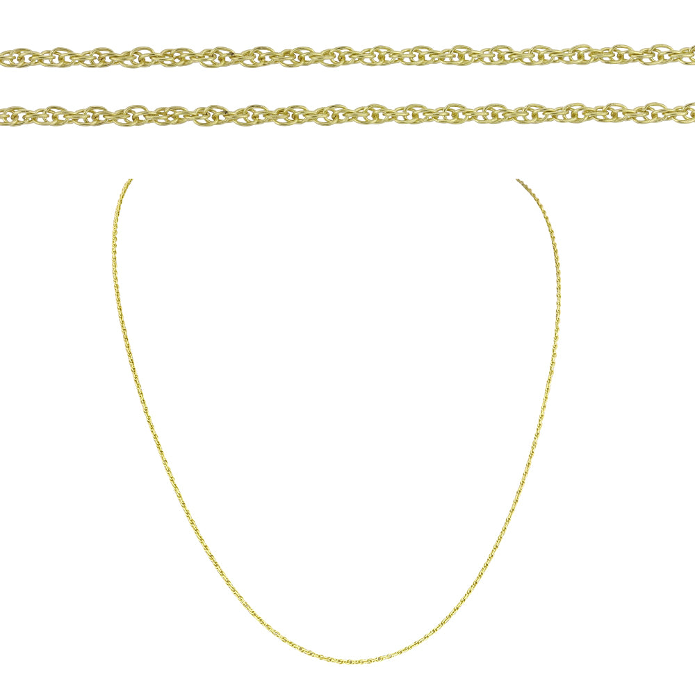 Goldplattierte Silberhalskette 1 