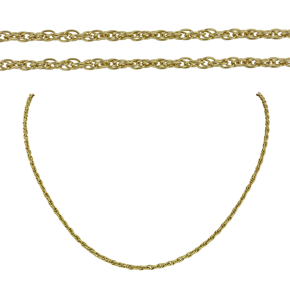 Goldplattierte Silberhalskette 2 