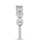 Silberring mit weißem Diamant