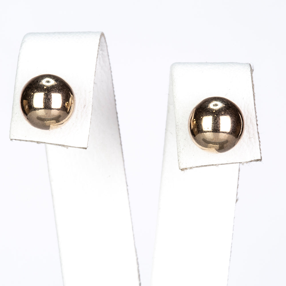 Schmuckgarnitur aus aus goldplattierter Legierung mit Glasperle und weißem Emporia® Kristall 10 