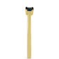 Goldplattierter Silberring mit blauem Diamant