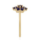 Goldring mit Thai Saphir