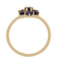Goldring mit Thai Saphir