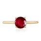 Goldring mit Rubin aus Madagaskar
