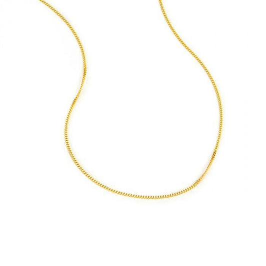 Goldplattierte Silberhalskette