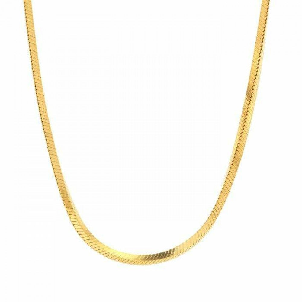 Goldplattierte Silberhalskette