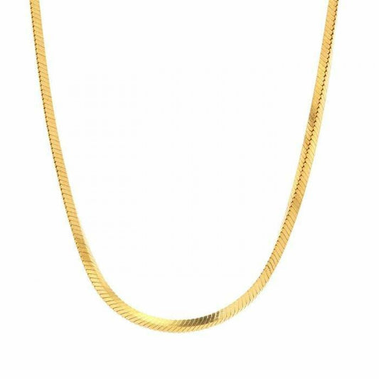 Goldplattierte Silberhalskette