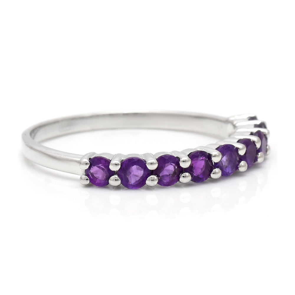 Silberring mit marokkanischem Amethyst 3 
