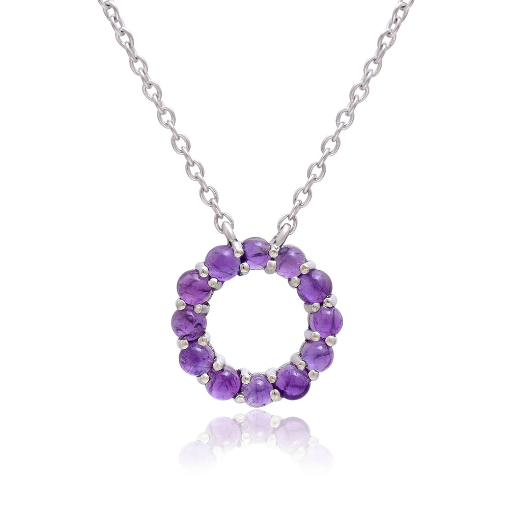 Silberanhänger mit marokkanischem Amethyst 4 