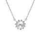 Silberhalskette mit marokkanischem Amethyst und weißer Süßwasserperle