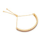 Goldplattiertes Silberarmband mit Rubin aus Madagaskar und weißem Topas