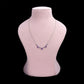 Silberhalskette mit marokkanischem Amethyst