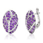 Silberohrringe mit marokkanischem Amethyst