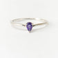 schmuckgarnitur aus Silber mit marokkanischem Amethyst und weißem Topas