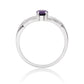 Silberring mit marokkanischem Amethyst
