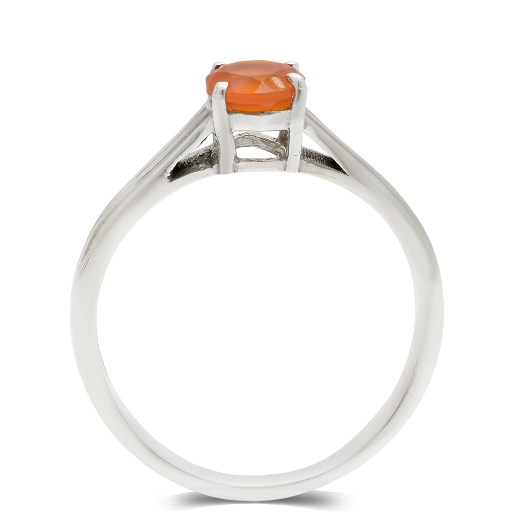 Silberring mit rotem Achat 3 