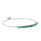 Silberarmband mit Austerntürkis