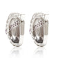 Silberohrringe mit brasilianischem Amethyst