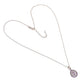 Silberanhänger mit brasilianischem Amethyst und weißem Topas