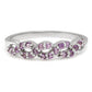 Silberring mit brasilianischem Amethyst