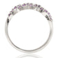 Silberring mit brasilianischem Amethyst