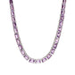 Silberarmband mit brasilianischem Amethyst