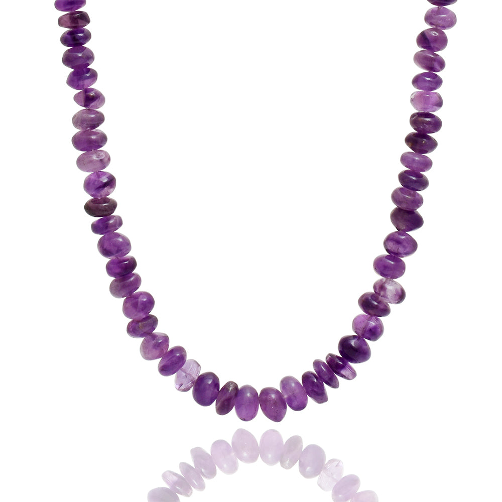Silberarmband mit brasilianischem Amethyst 4 