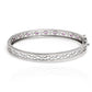Silberarmband mit brasilianischem Amethyst und weißem Topas